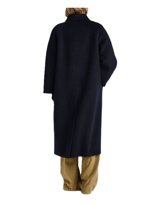 double-faced wool padded coat | navy Róhe | 820-10-017410_322 NAVY